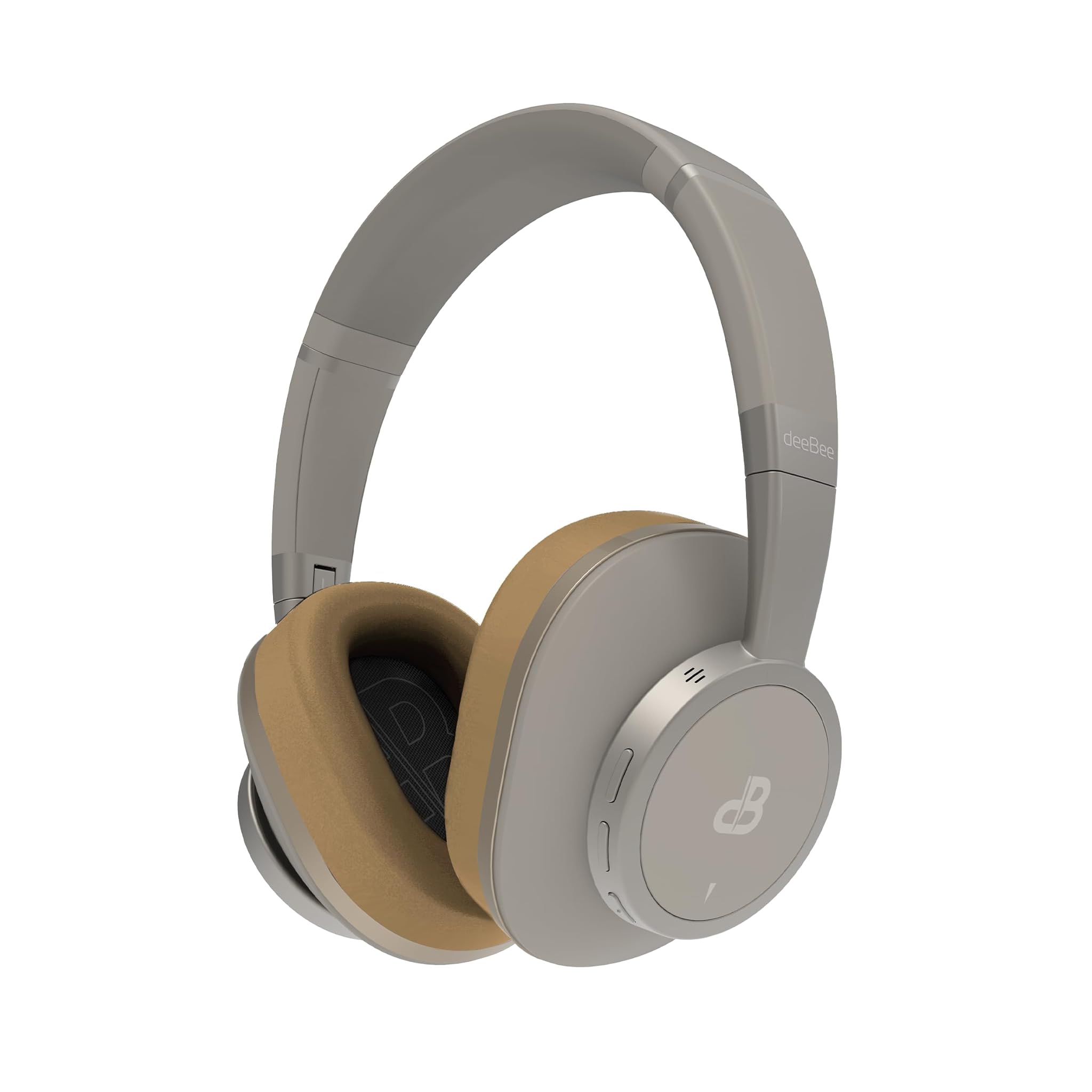 Deebee DB-PULSE-GLC Cuffie Over-Ear Bluetooth ANC, Nero