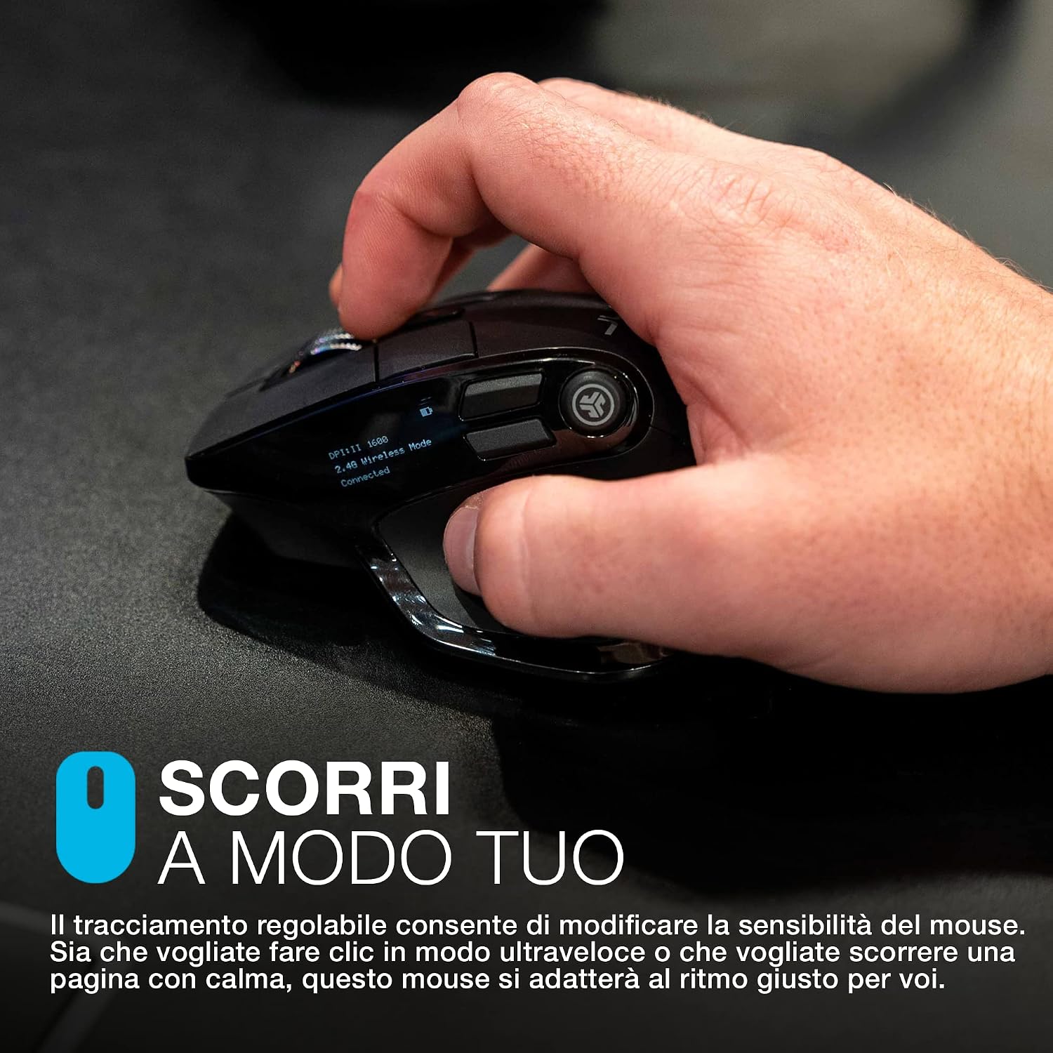 Jlab Epic Mouse - Mouse Wireless Bluetooth Ergonomico | Velz