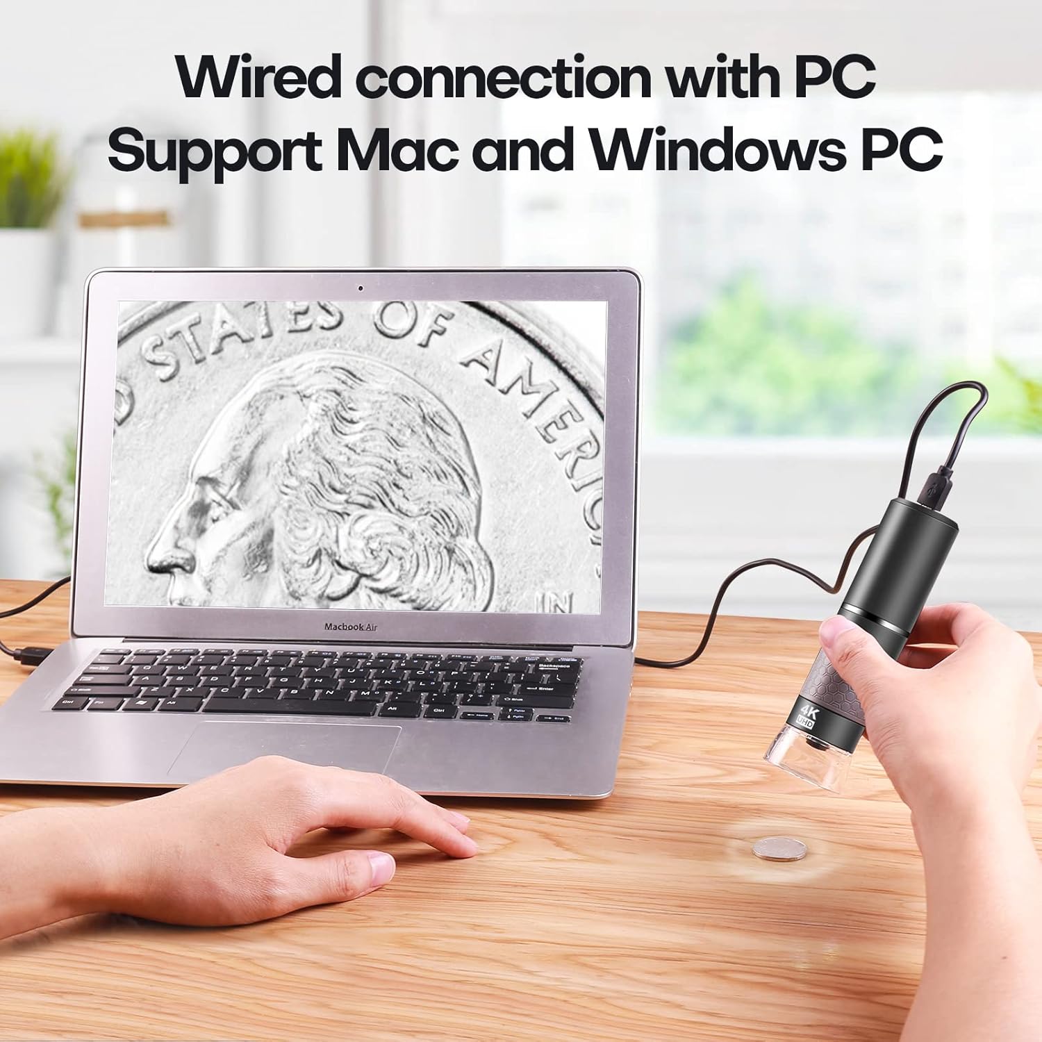 Microscopio Digitale 4K WiFi per Smartphone e PC - immagine 2