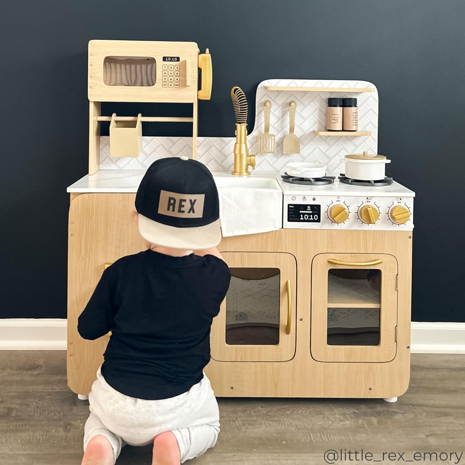 Teamson Kids Cucina Giocattolo Little Chef Cyprus, Rovere Marrone - immagine 6