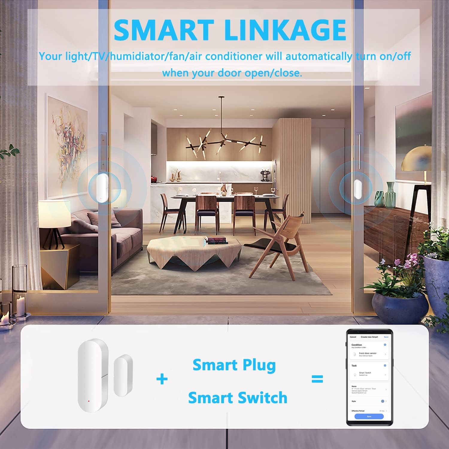 Sensore Porta WiFi Smart - 4 Pack - immagine 6