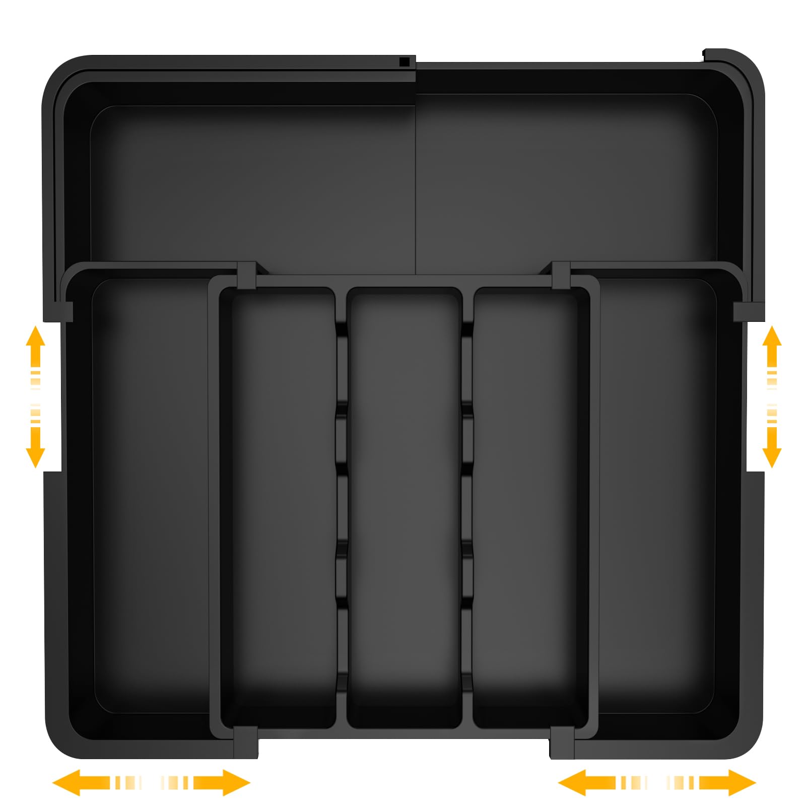 Portaposate da Cassetto con 6 Scomparti Extra-Larghi