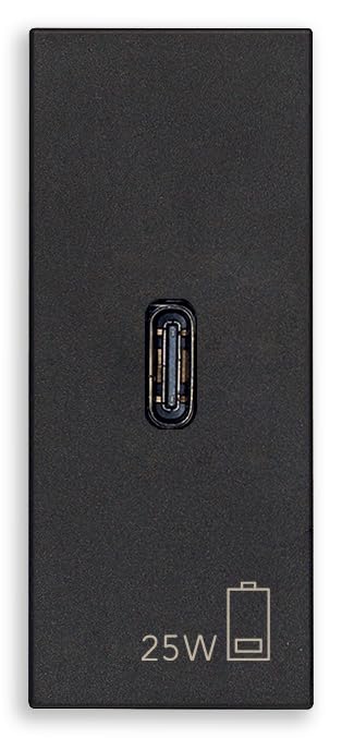 Vimar 30292.C25G Linea Alimentatore USB 25W