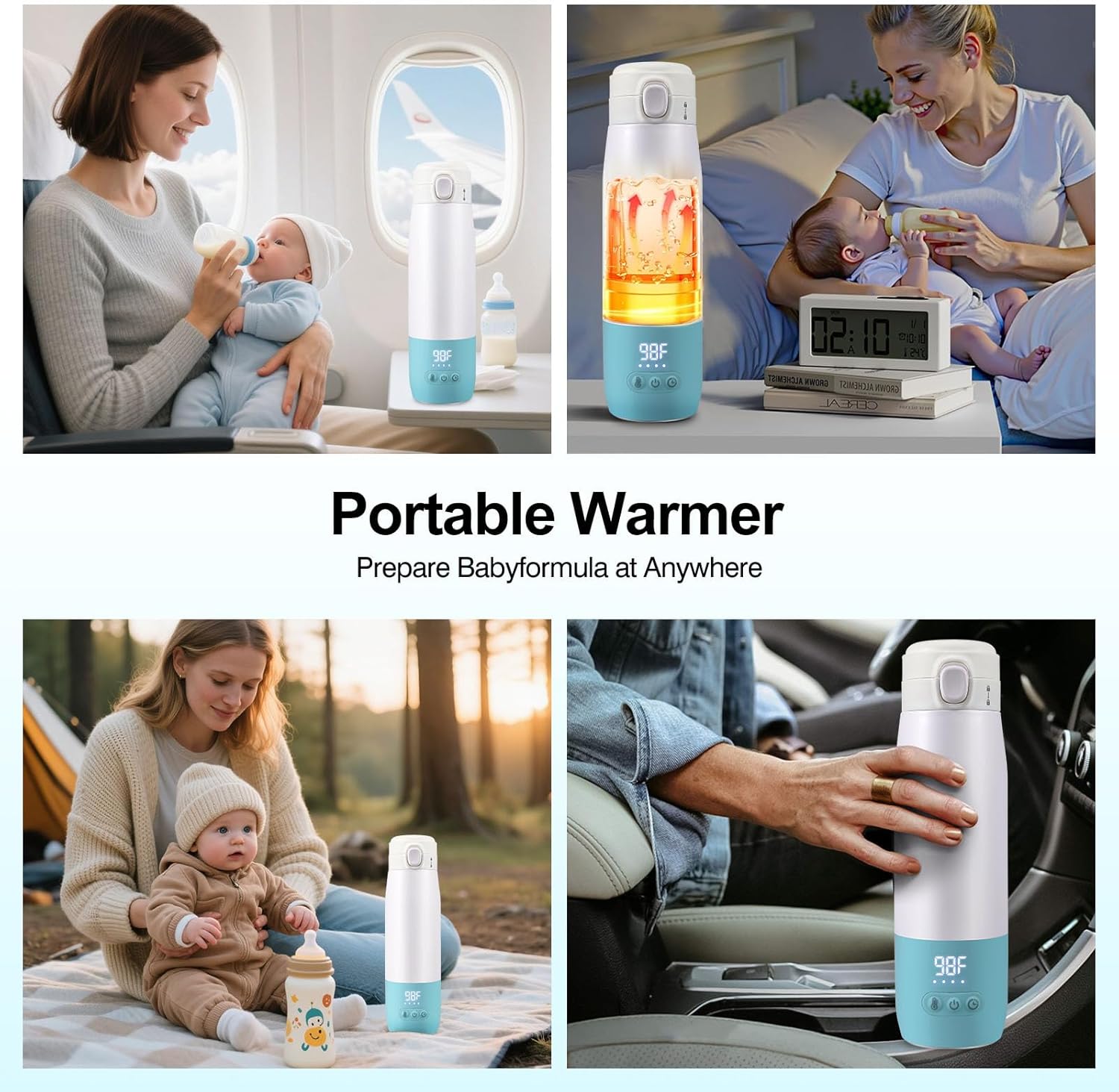 Scalda Biberon Elettrico con 5 Controlli di Temperatura - immagine 2