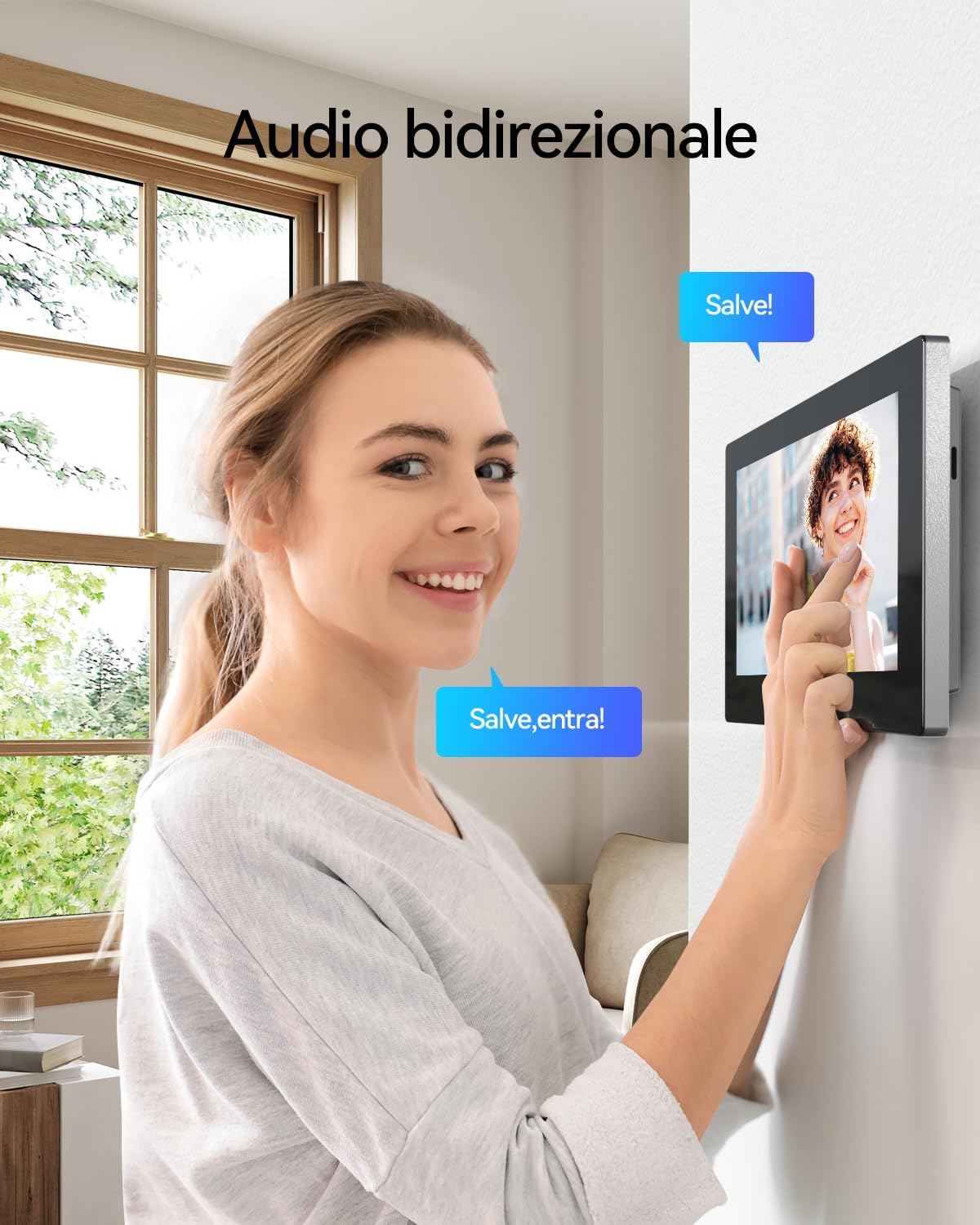 TMEZON Videocitofono Wifi Smart 2 Fili 1080P - immagine 5