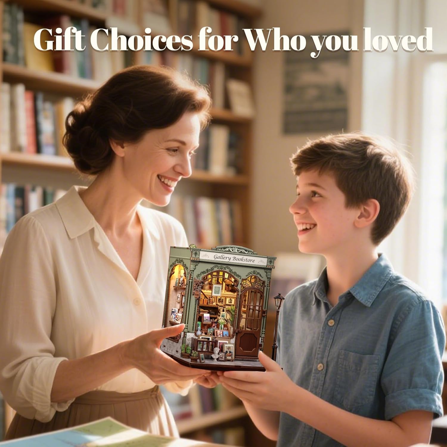 Fsolis Book Nook Kit Fai da Te - Diorama in Miniatura - immagine 7