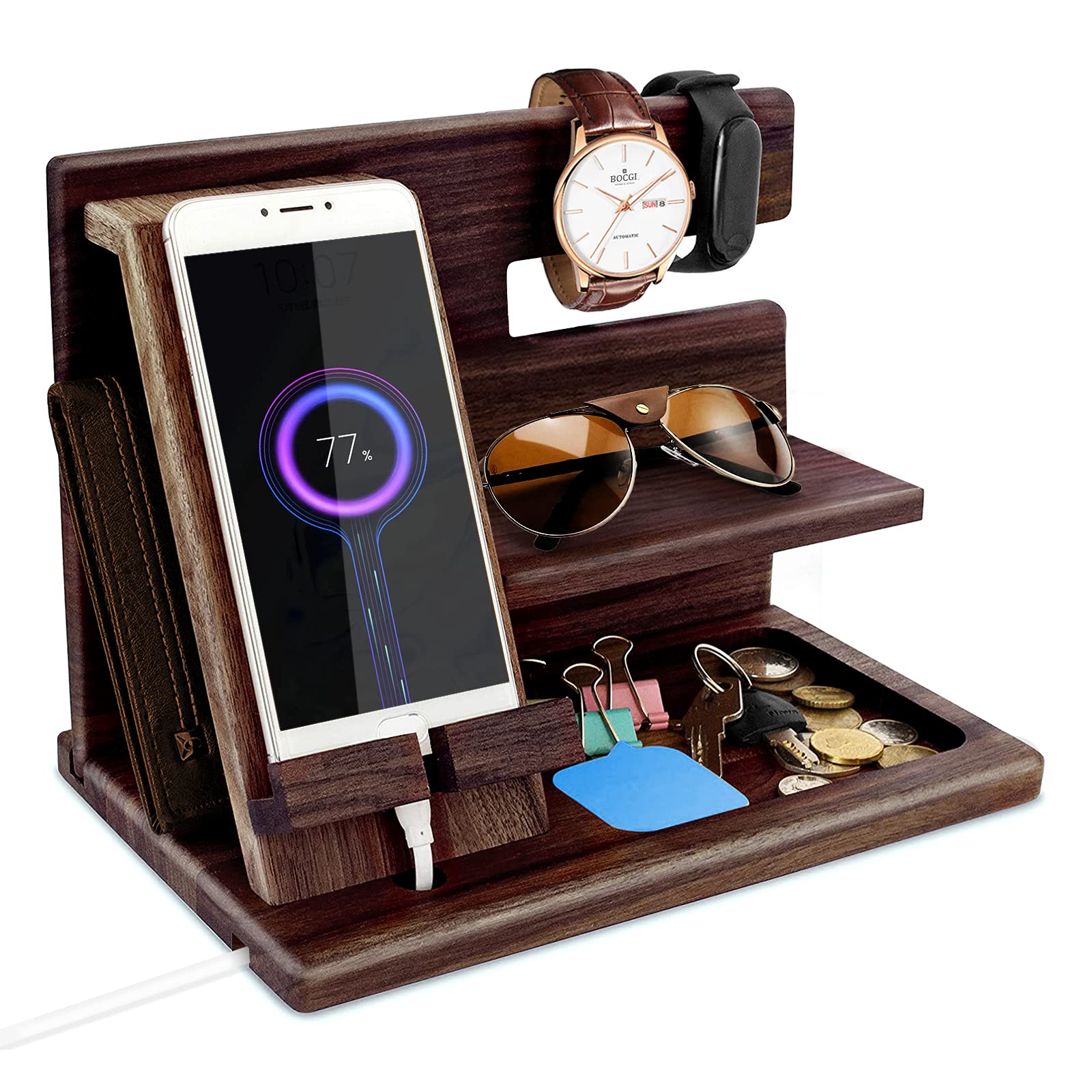 Regalo Uomo Compleanno - Docking Station in Legno