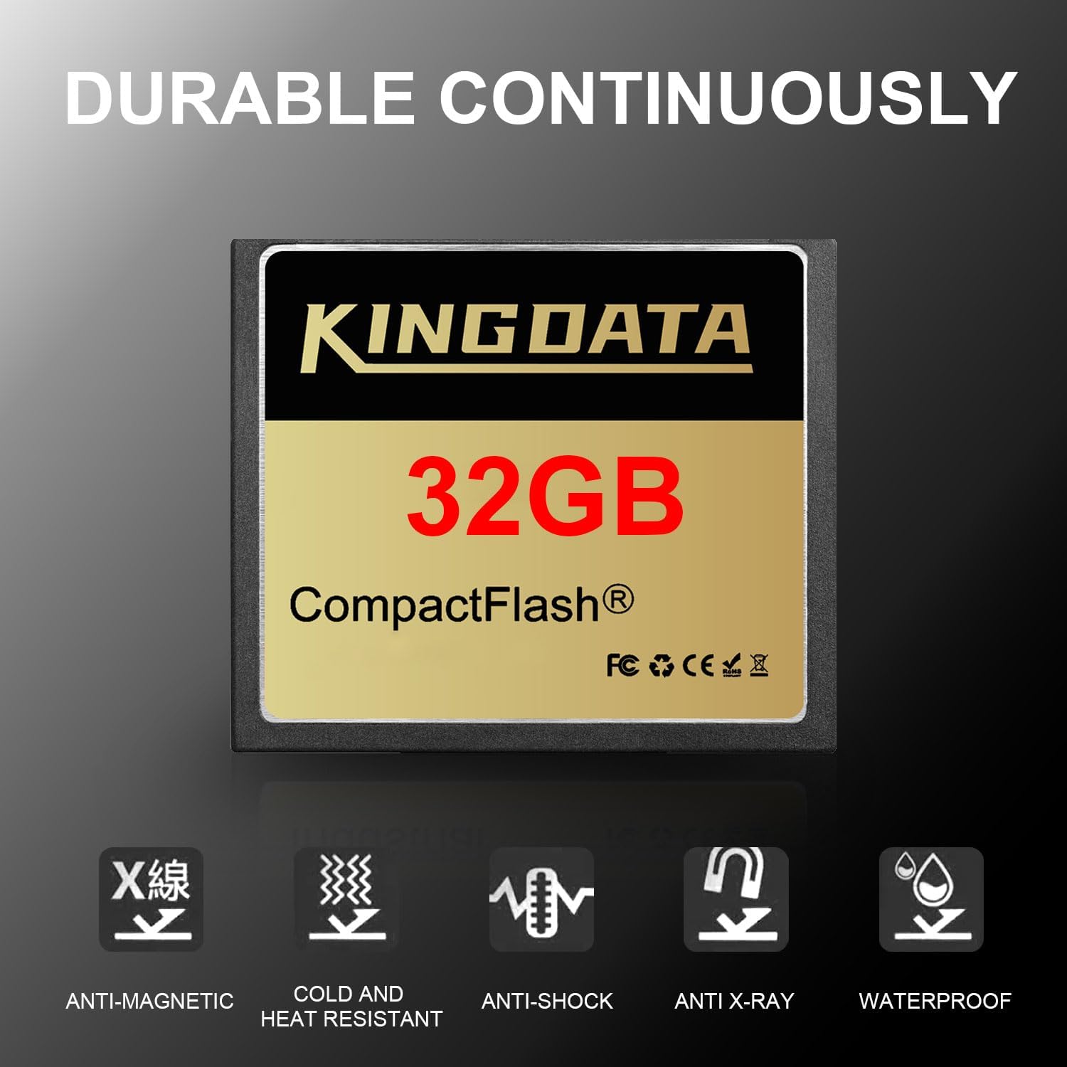 Scheda CompactFlash 32GB CF133X (2pack) - immagine 4