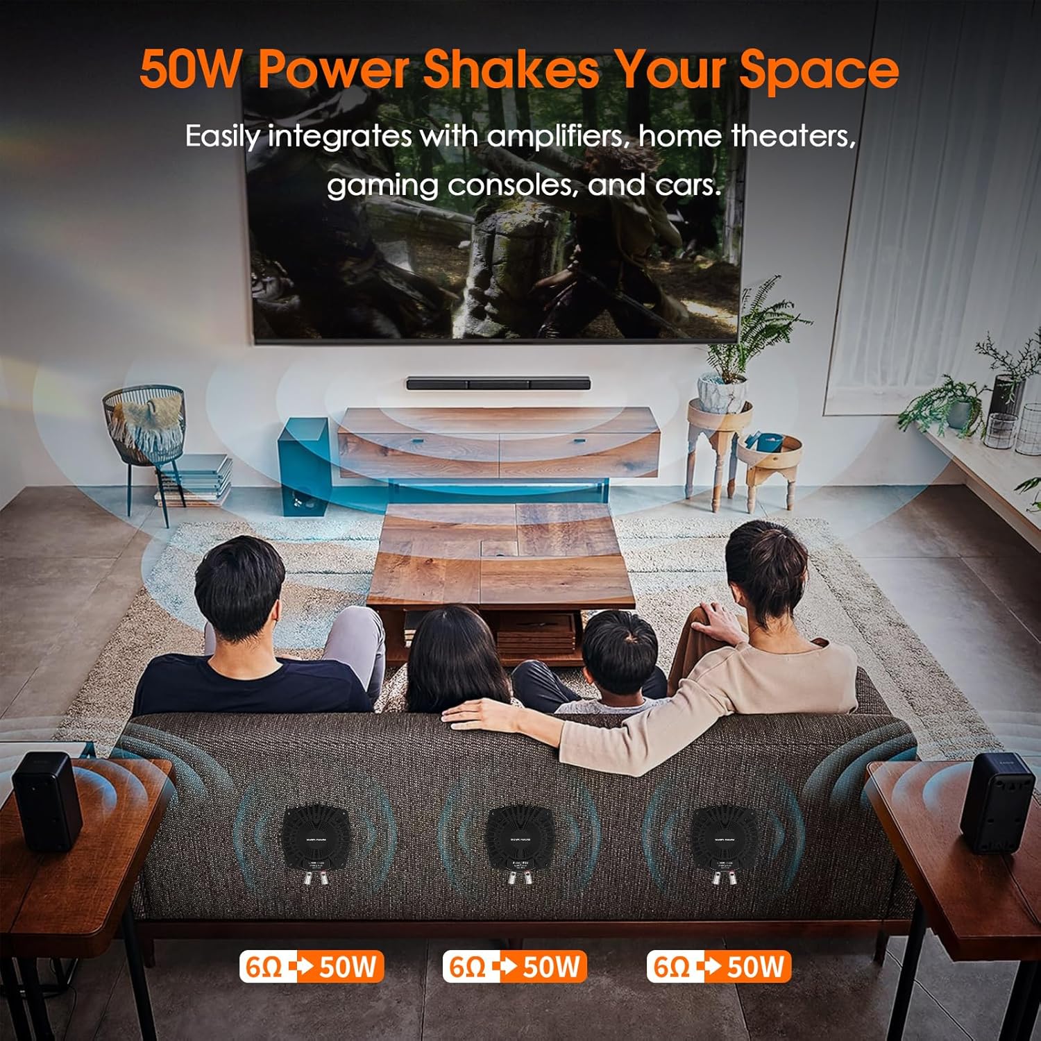 Douk Audio Shaker Tattile Subwoofer 50W (BS-1) - immagine 4