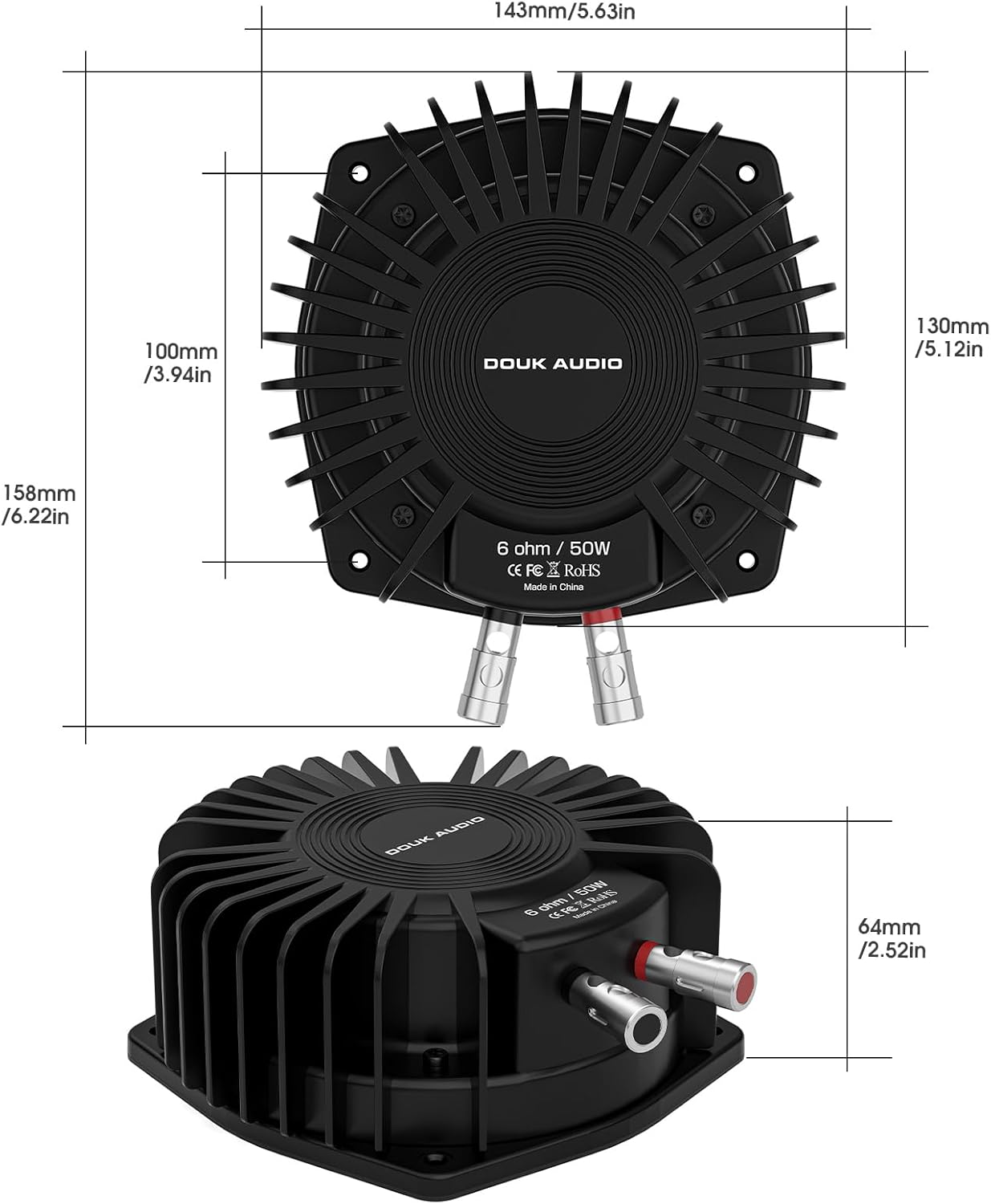 Douk Audio Shaker Tattile Subwoofer 50W (BS-1) - immagine 7