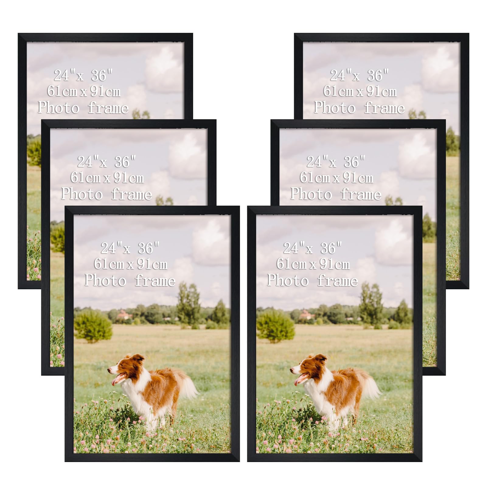 Eympeu Cornice per Poster 61x91cm in Alluminio (Set 6)