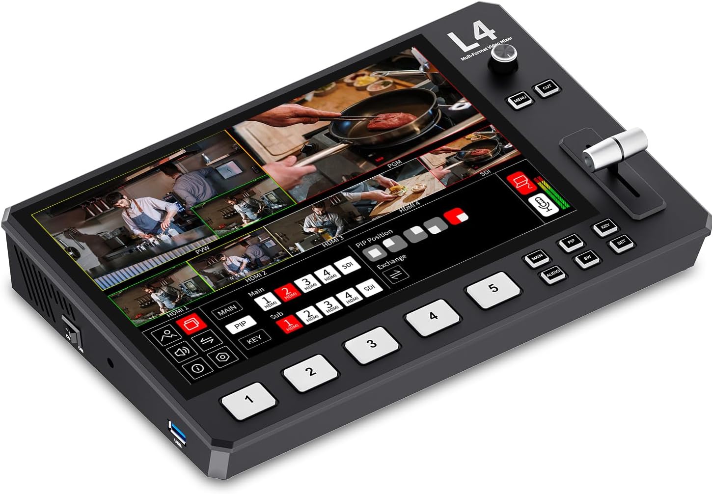 Feelworld L4 Mixer Video Multi-Camera - immagine 1