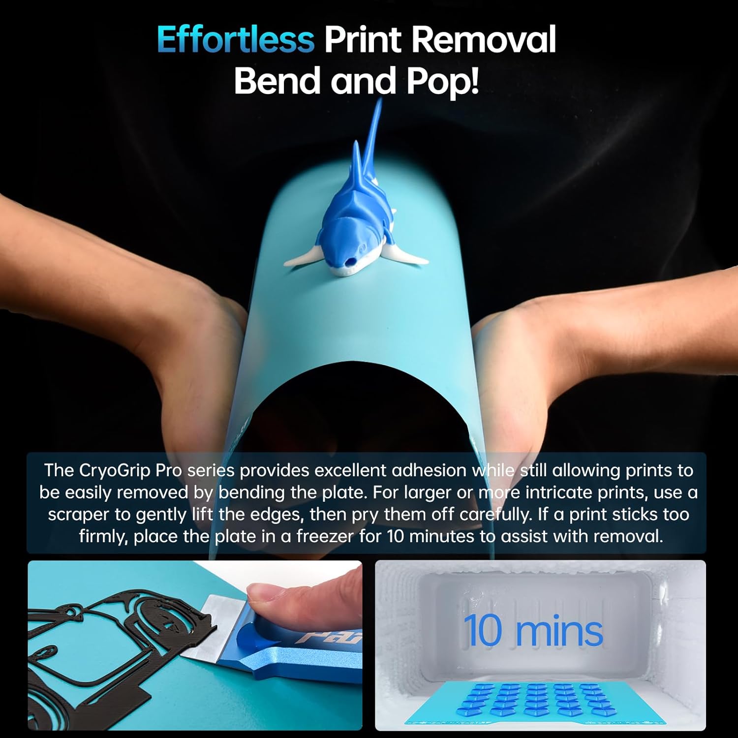 Biqu CryoGrip Pro Glacier per Bambu-Lab H2D Stampante 3D - immagine 5