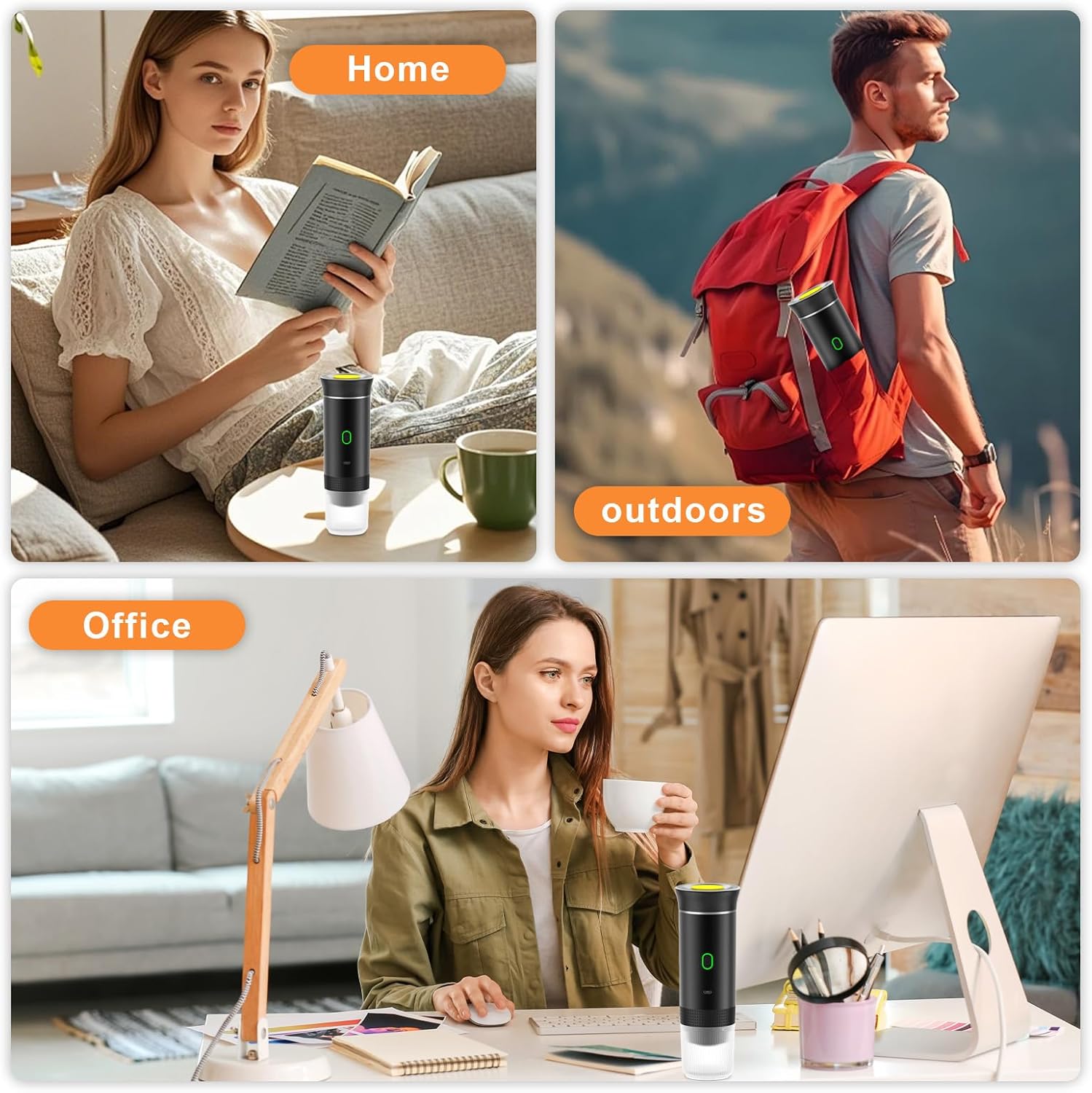 Macchina Caffè Espresso Portatile 15 Bar - immagine 5