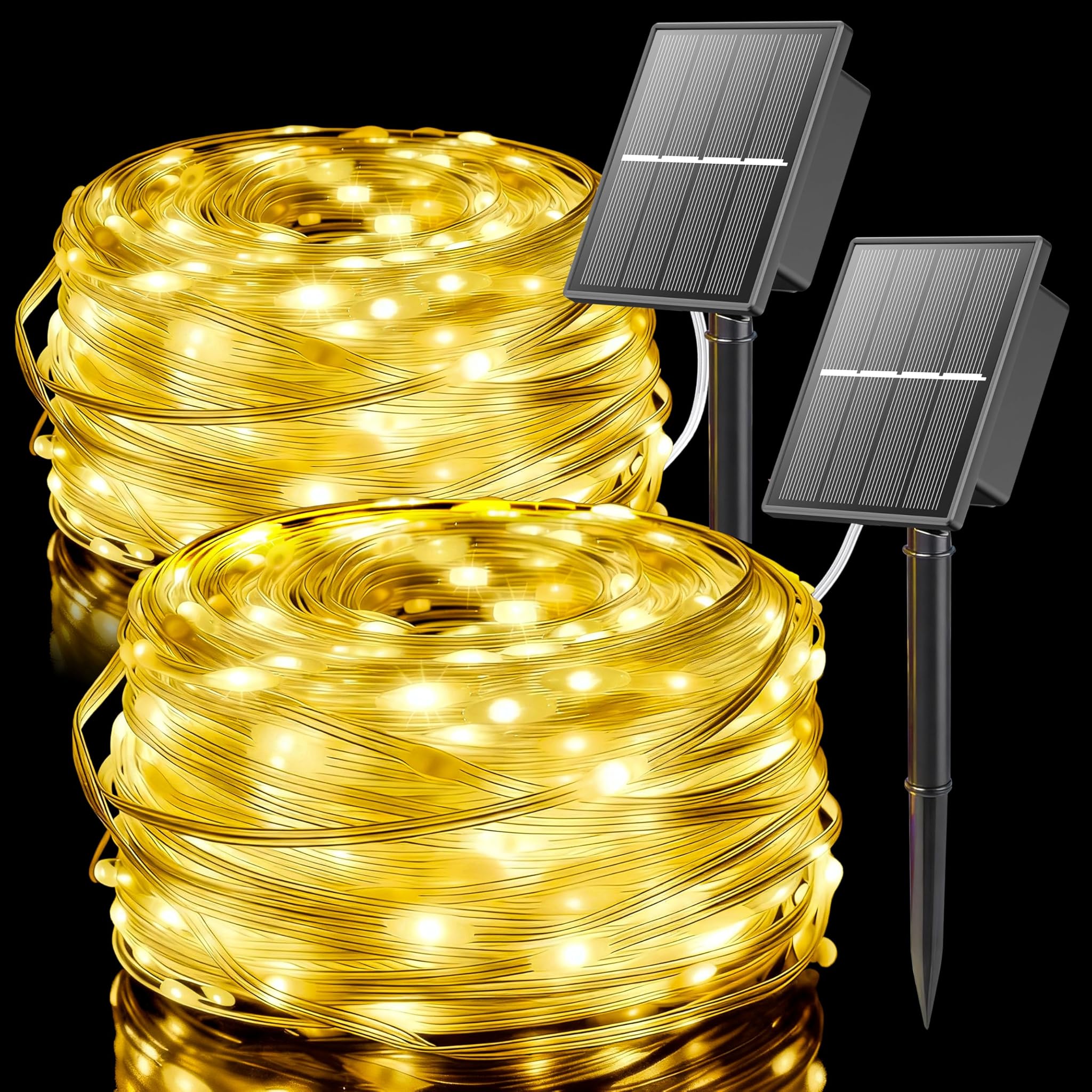 Solarbaby 2 Pacchi Catena Luminosa Solare 12M 120LED