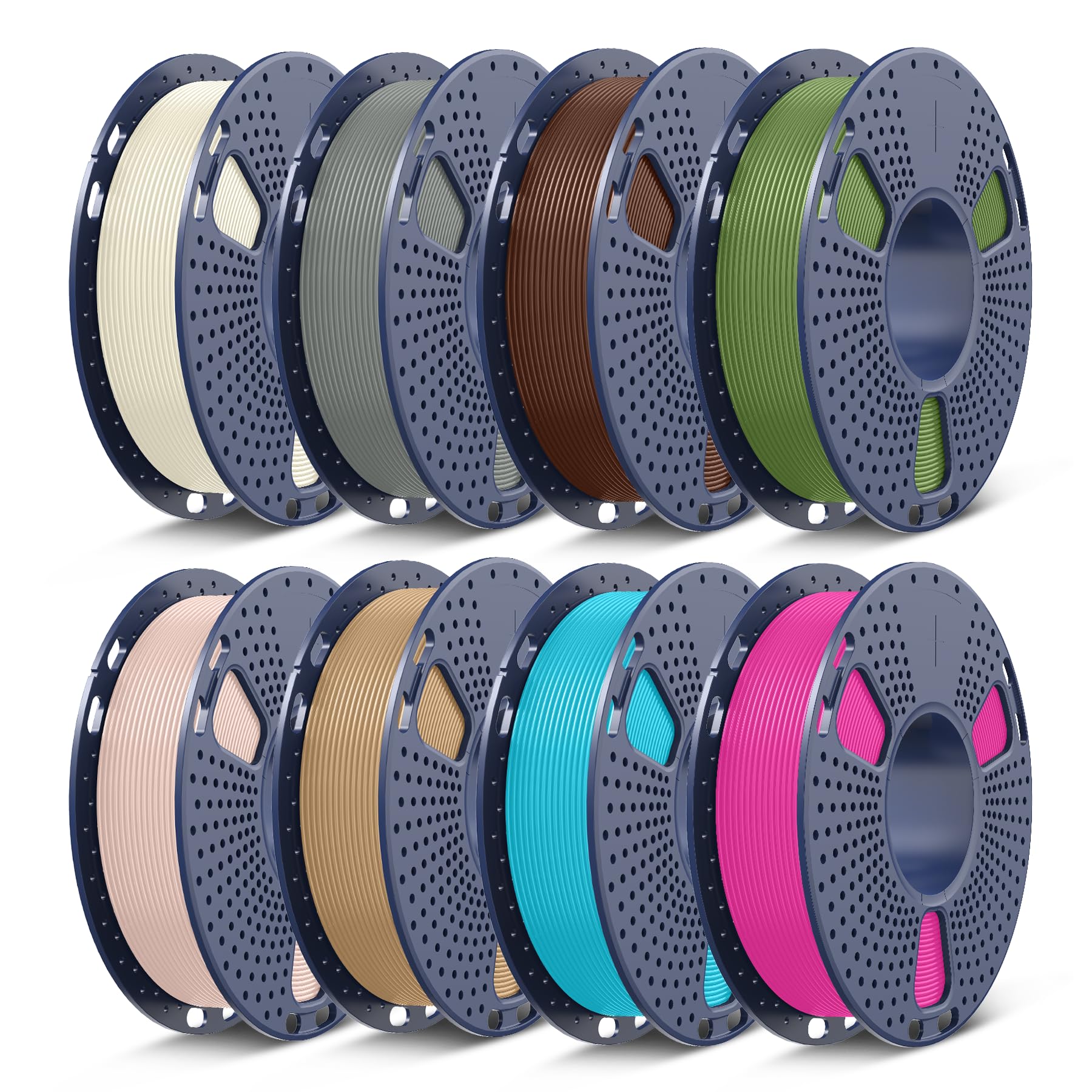 Sunlu PETG Filamento 1,75 mm - Set 0,25 kg x 8 Colori