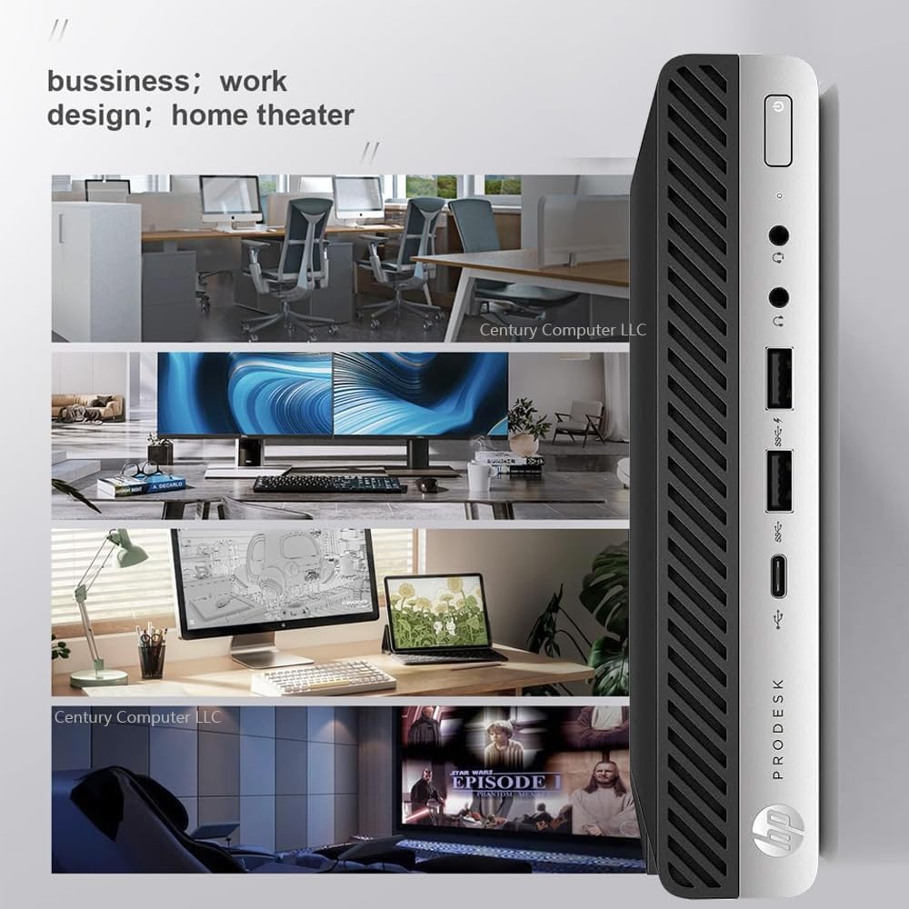 Hp ProDesk 600 G3 Mini PC Desktop Intel Core i3-6100 - immagine 3