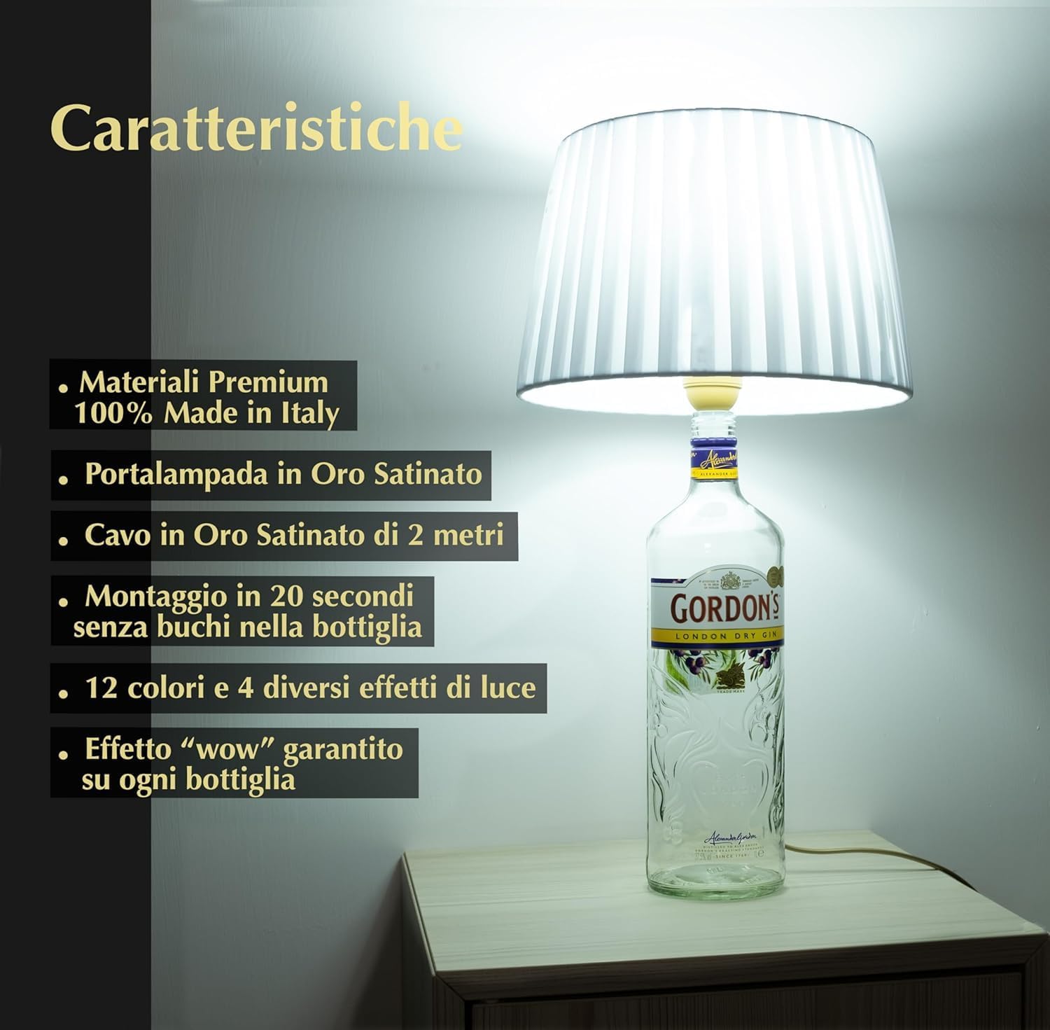 Da Bottiglia a Lampada Multicolore - Kit Completo - immagine 7