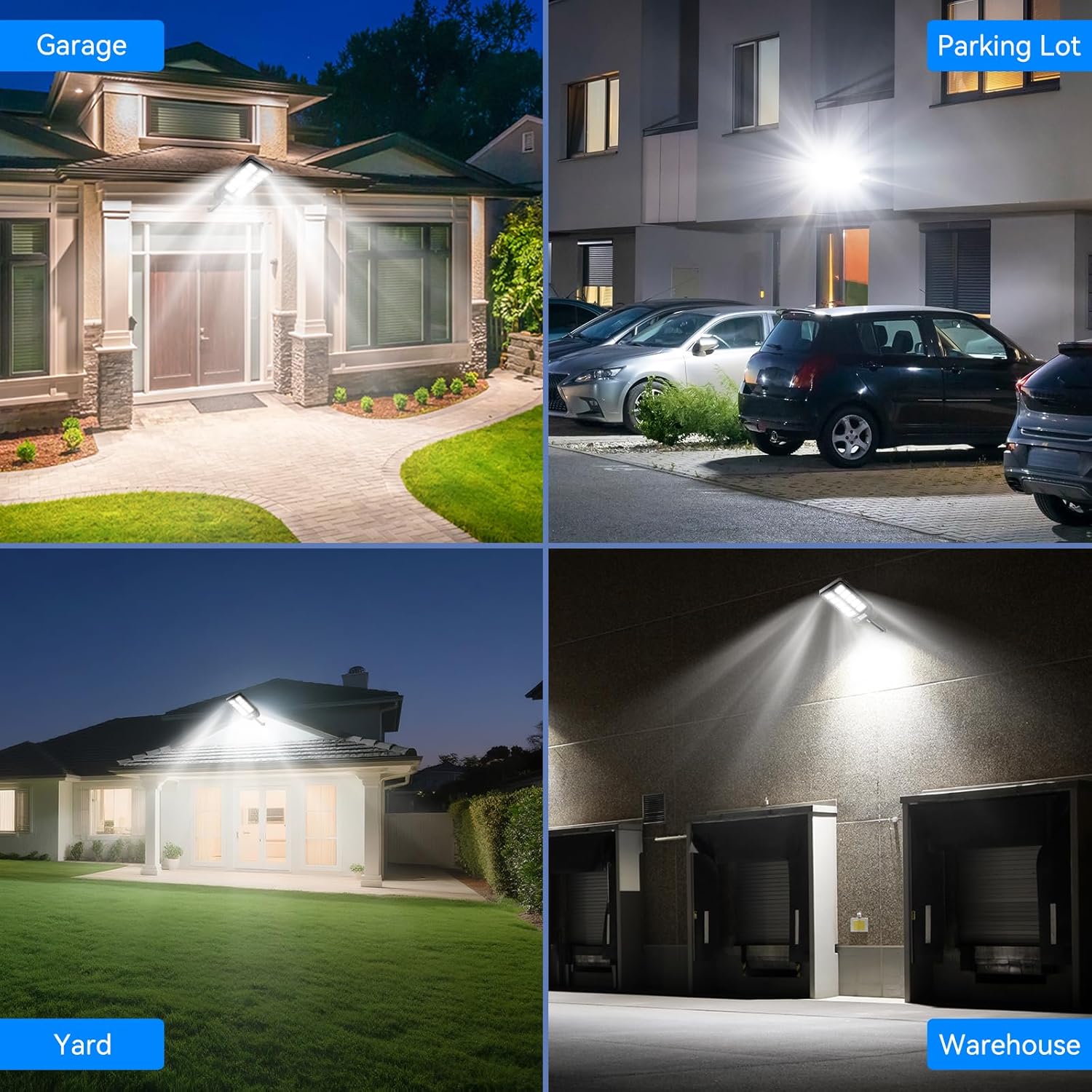 Lampione Solare LED Esterno 2000W con Telecomando - immagine 6