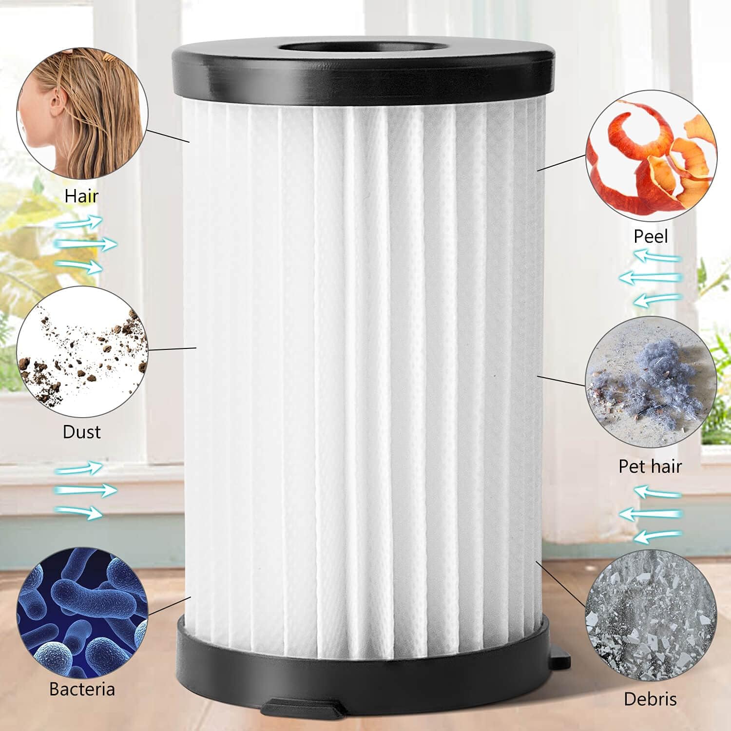 Filtro Aspirapolvere per Ariete Handyforce 2761/2759/D600 - immagine 4