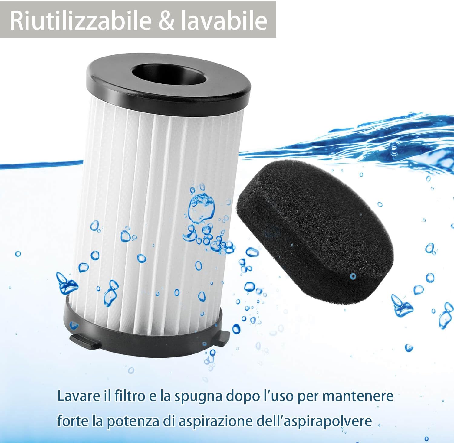 Filtro Aspirapolvere per Ariete Handyforce 2761/2759/D600 - immagine 5