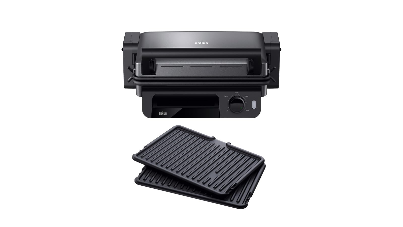 Braun MultiGrill CG5010IGY Bistecchiera Elettrica 2000W, Nero