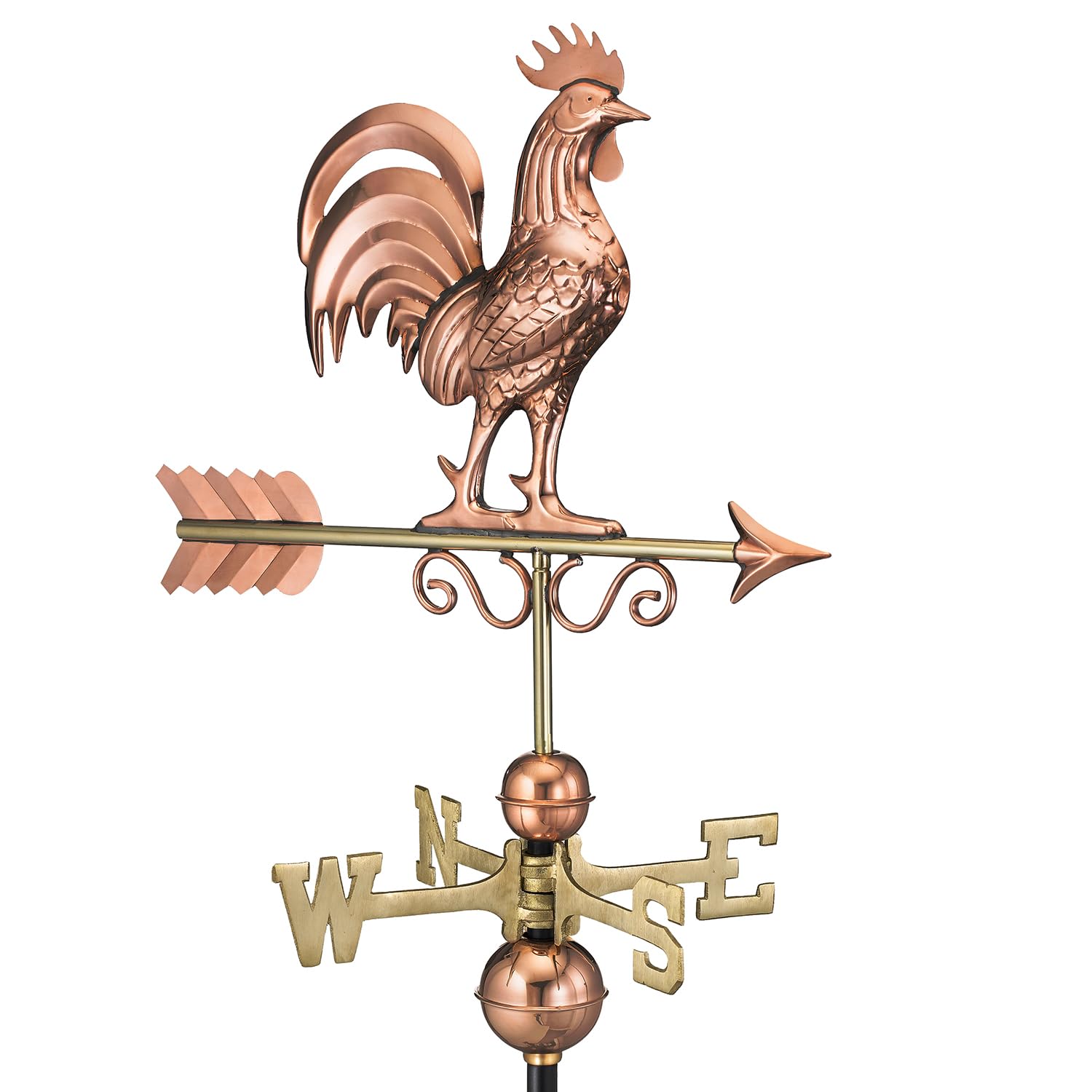 Bantam Gallo Weathervane, Rame Puro
