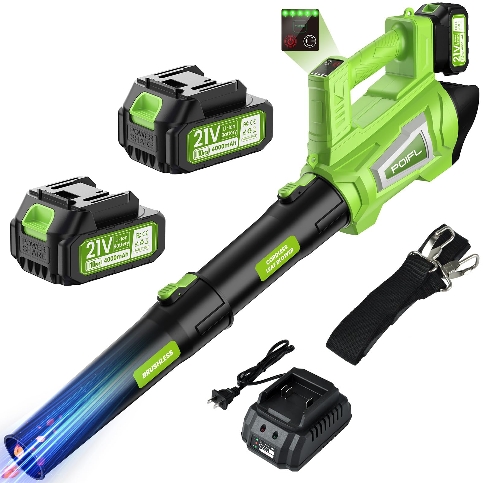 Soffiatore a Batteria 6 Velocità 240+ km/h