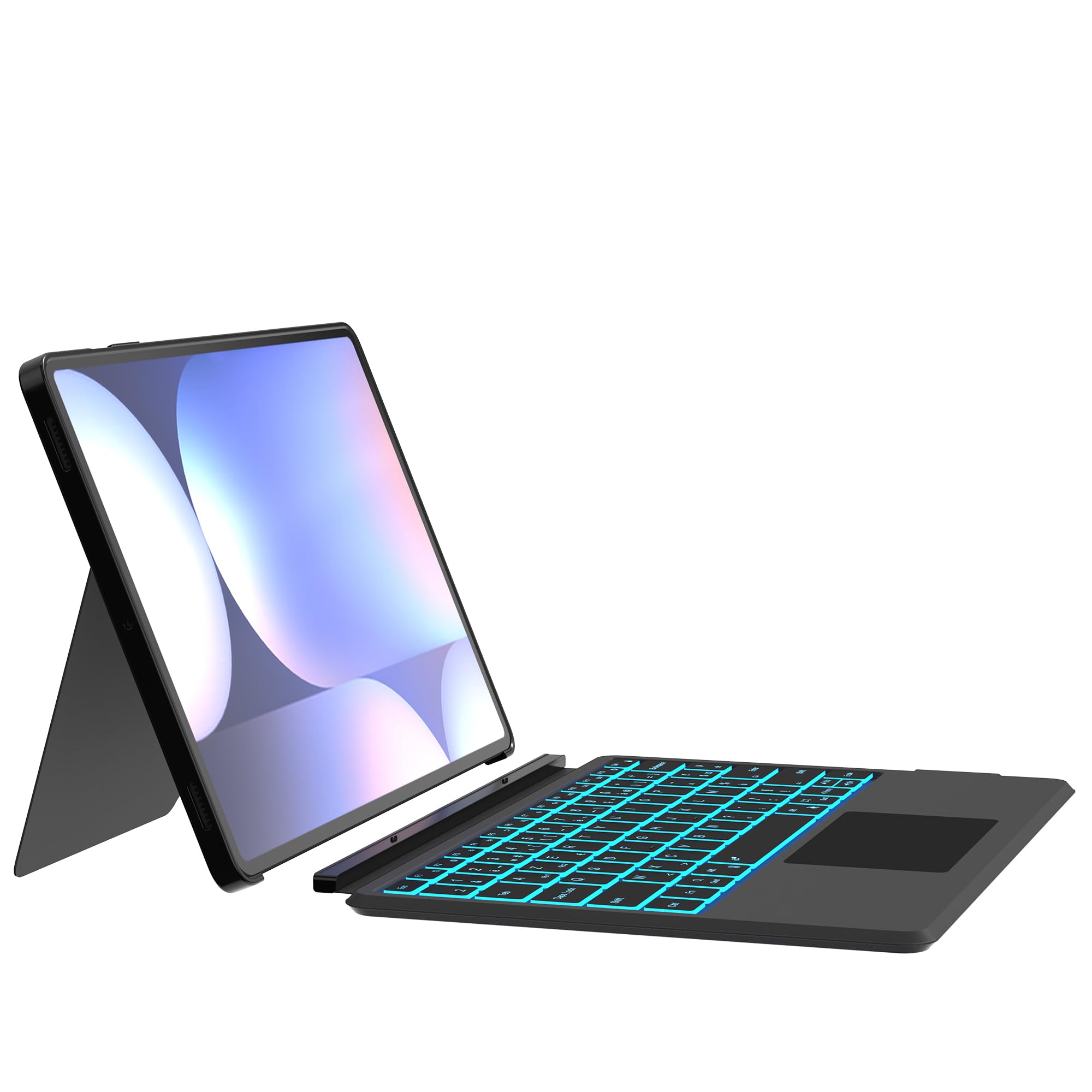 Custodia Tastiera Ai Key per Samsung Galaxy Tab S10+/S9+/S9 FE+ Plus