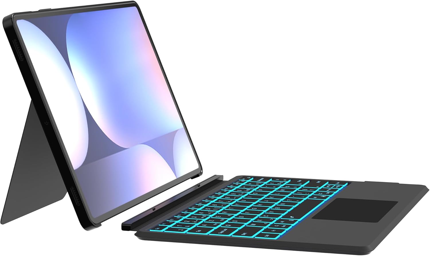 Custodia Tastiera Ai Key per Samsung Galaxy Tab S10+/S9+/S9 FE+ Plus - immagine 1