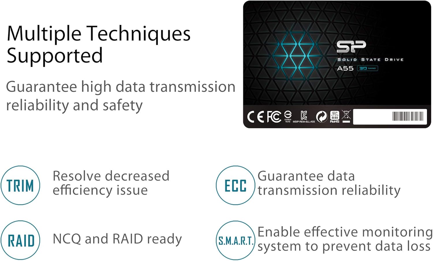 Silicon Power 4TB SSD 3D NAND A55 SATA III 2.5" - immagine 7