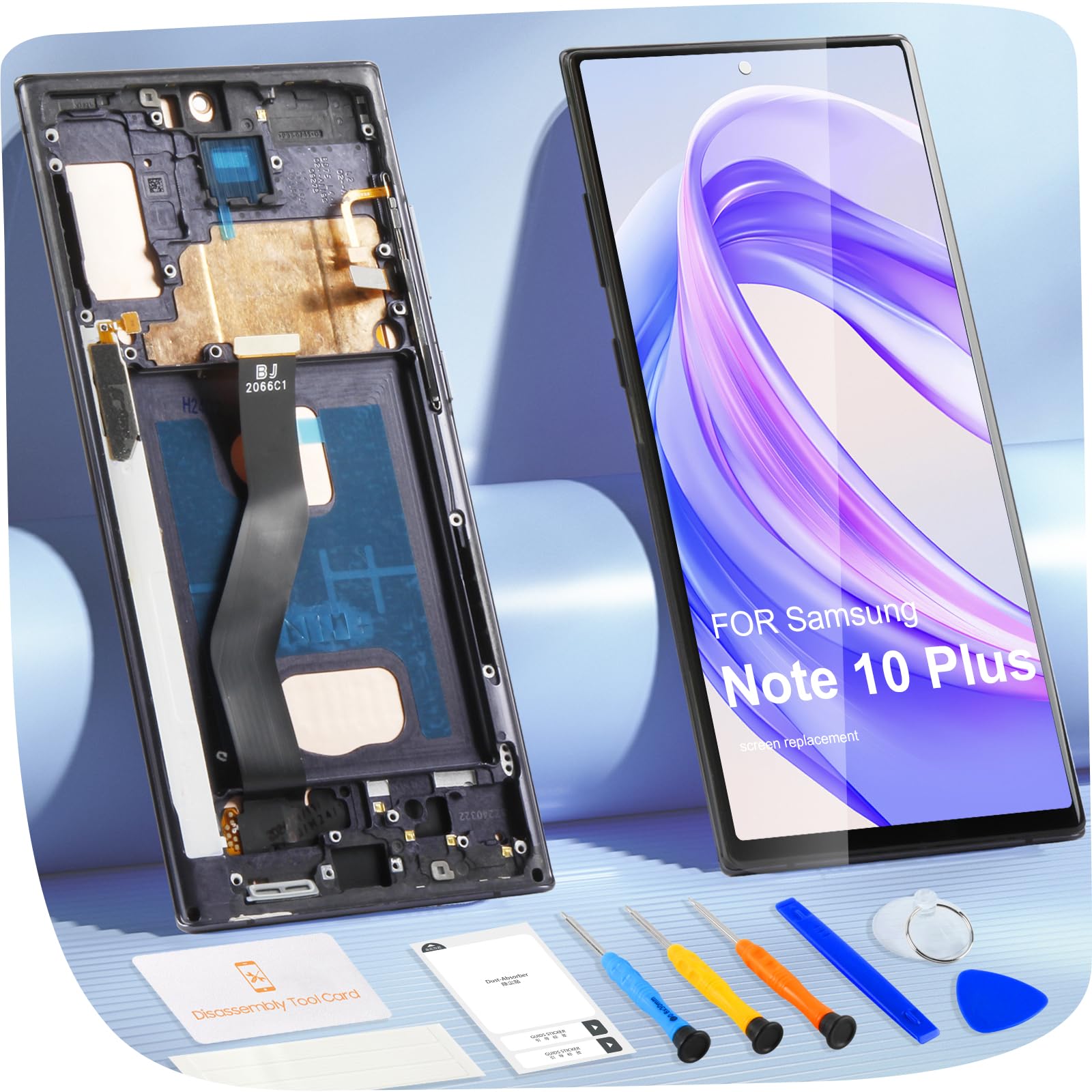 ARSSLY Incell - Schermo LCD per Samsung Galaxy Note 10 Plus, Nero
