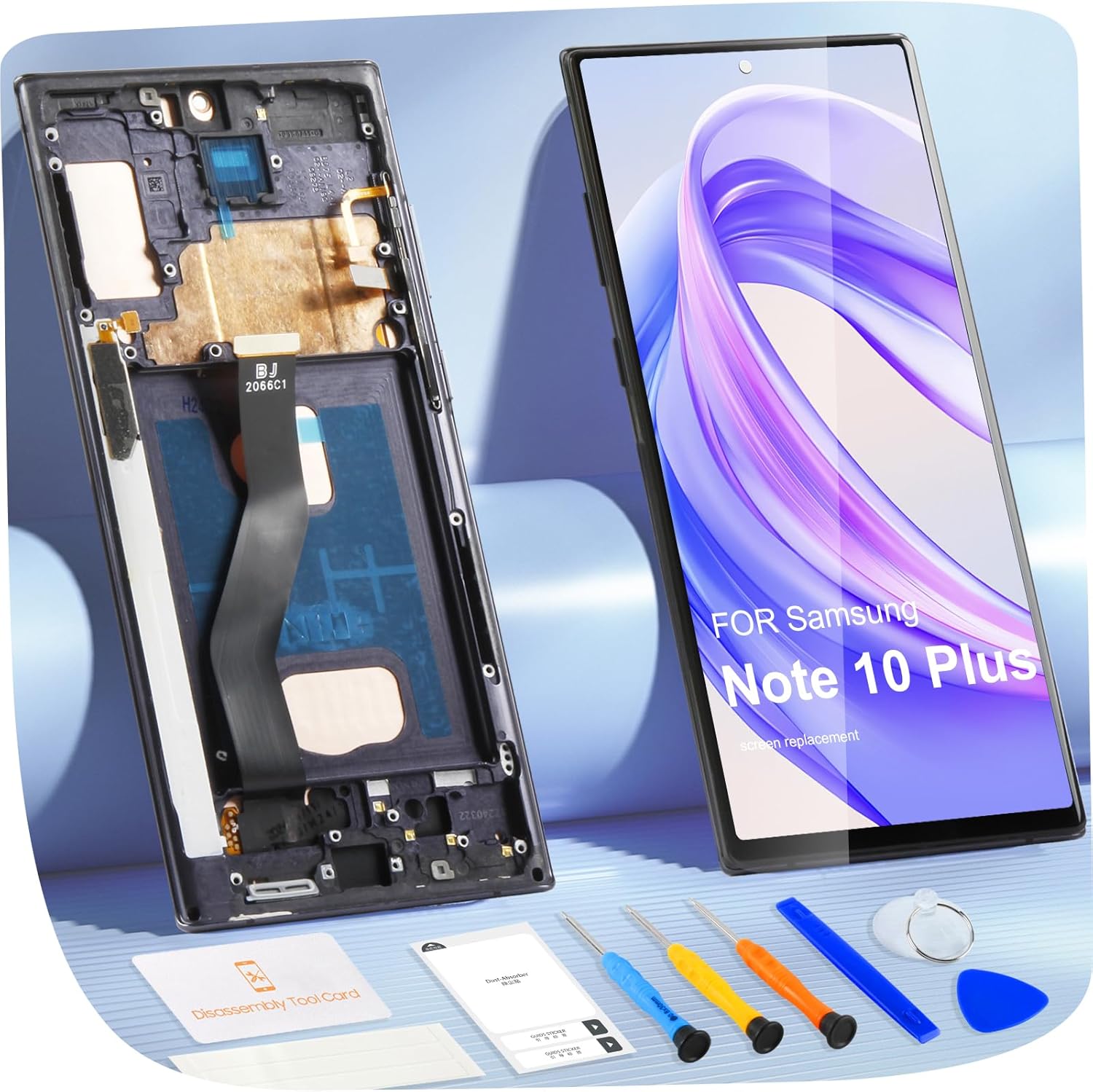 ARSSLY Incell - Schermo LCD per Samsung Galaxy Note 10 Plus, Nero - immagine 1