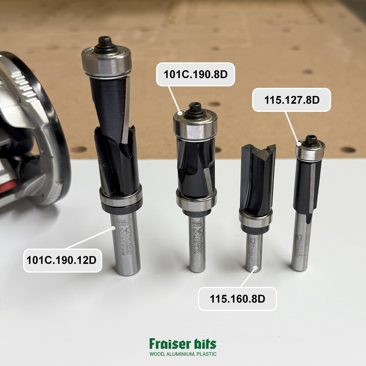Fraiser Fresa per Rifilare a Compressione Gambo 8mm - immagine 6