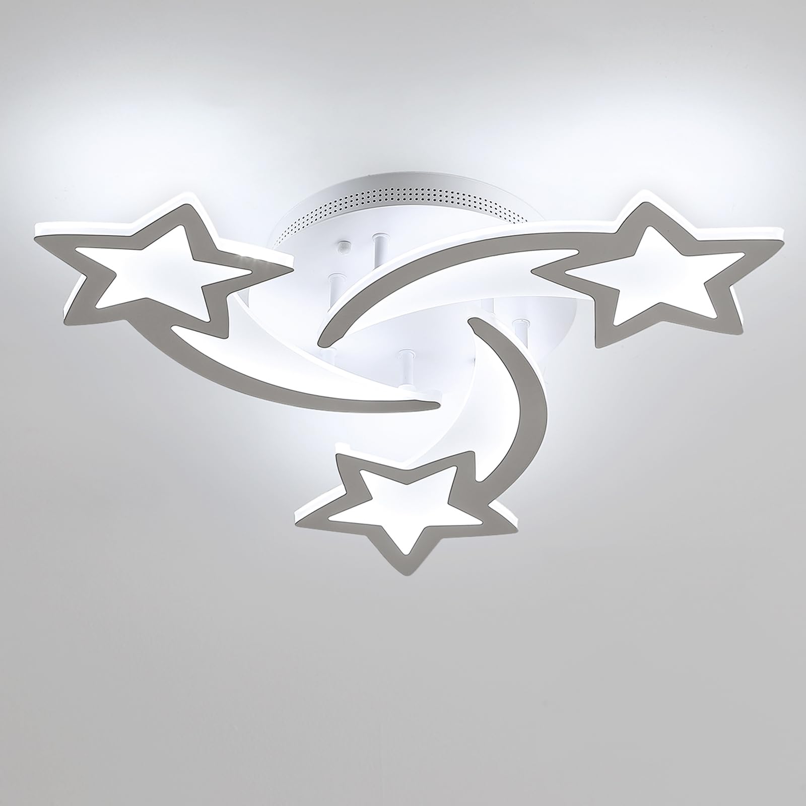 Plafoniera LED 40W 3650lm Design Stella, Bianco Freddo