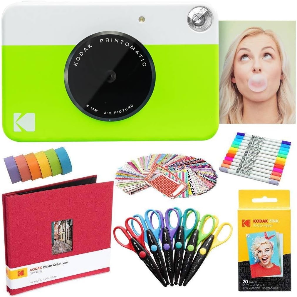 Kodak Printomatic Fotocamera Istantanea (Verde) - immagine 1