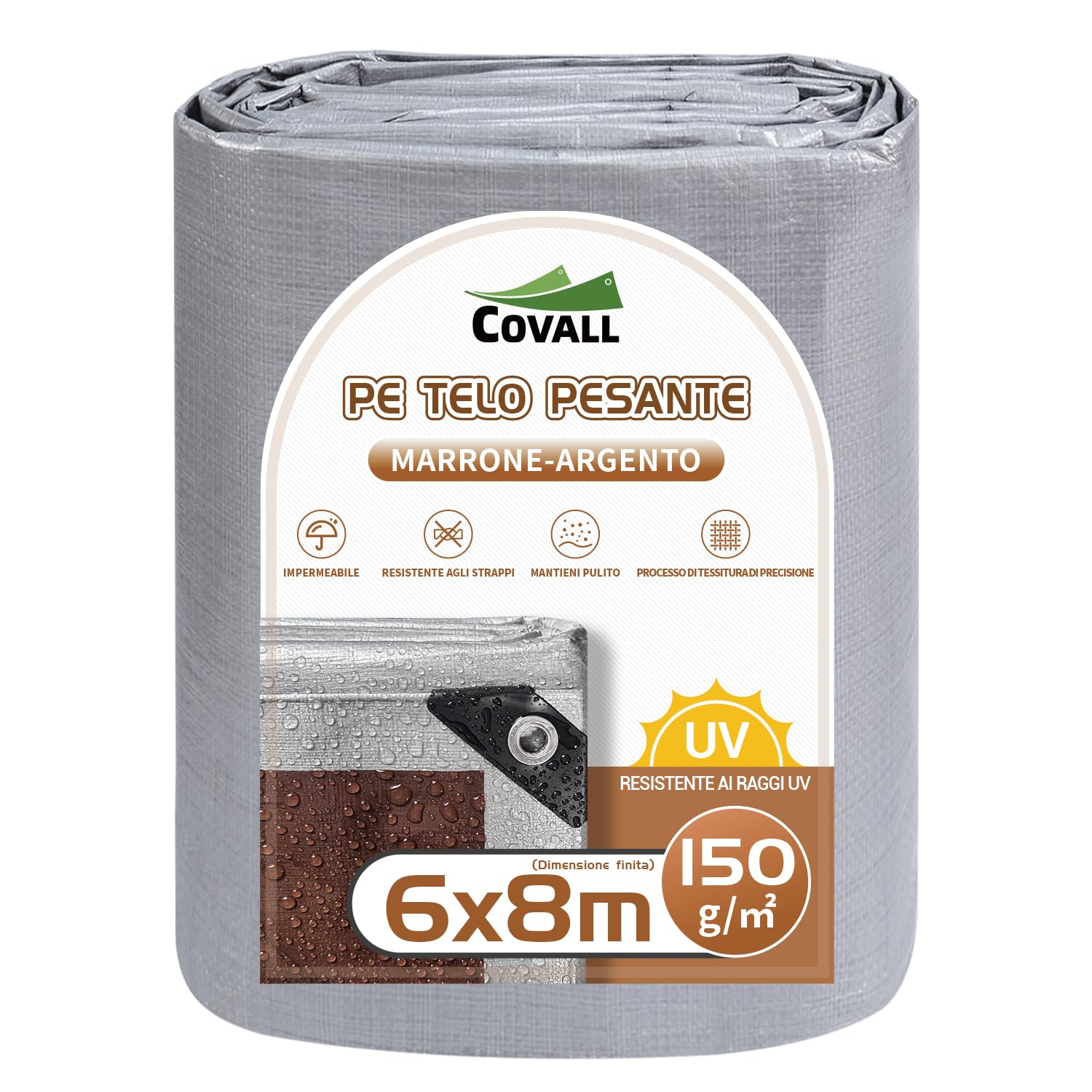 Covall Telone Impermeabile 150g/㎡ 6×8m