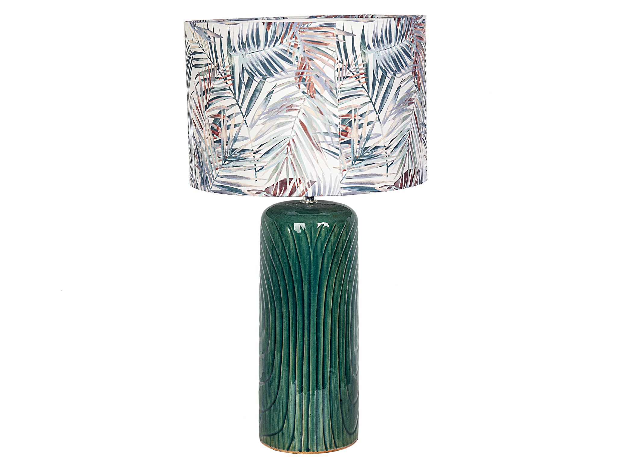 LAMPARA CERAMICA BEIGE C/PANT E27