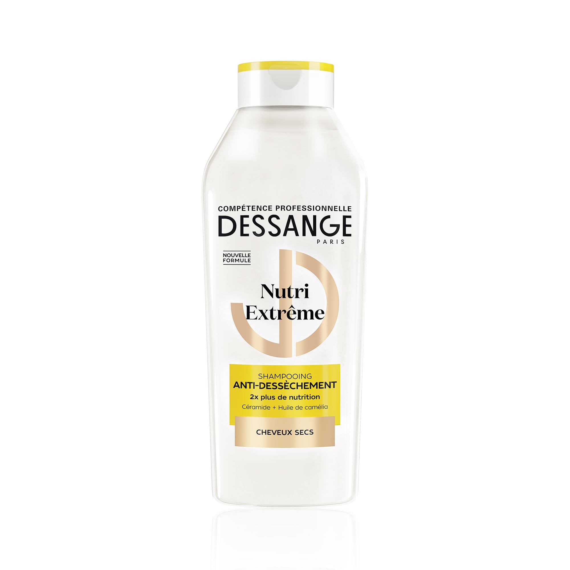 DESSANGE - Shampoo Nutri-Extreme - Formula arricchita in ceramica e olio di camelia - anti-secchezza - nutre, protegge e ammorbidisce - capelli secchi - 280 ml