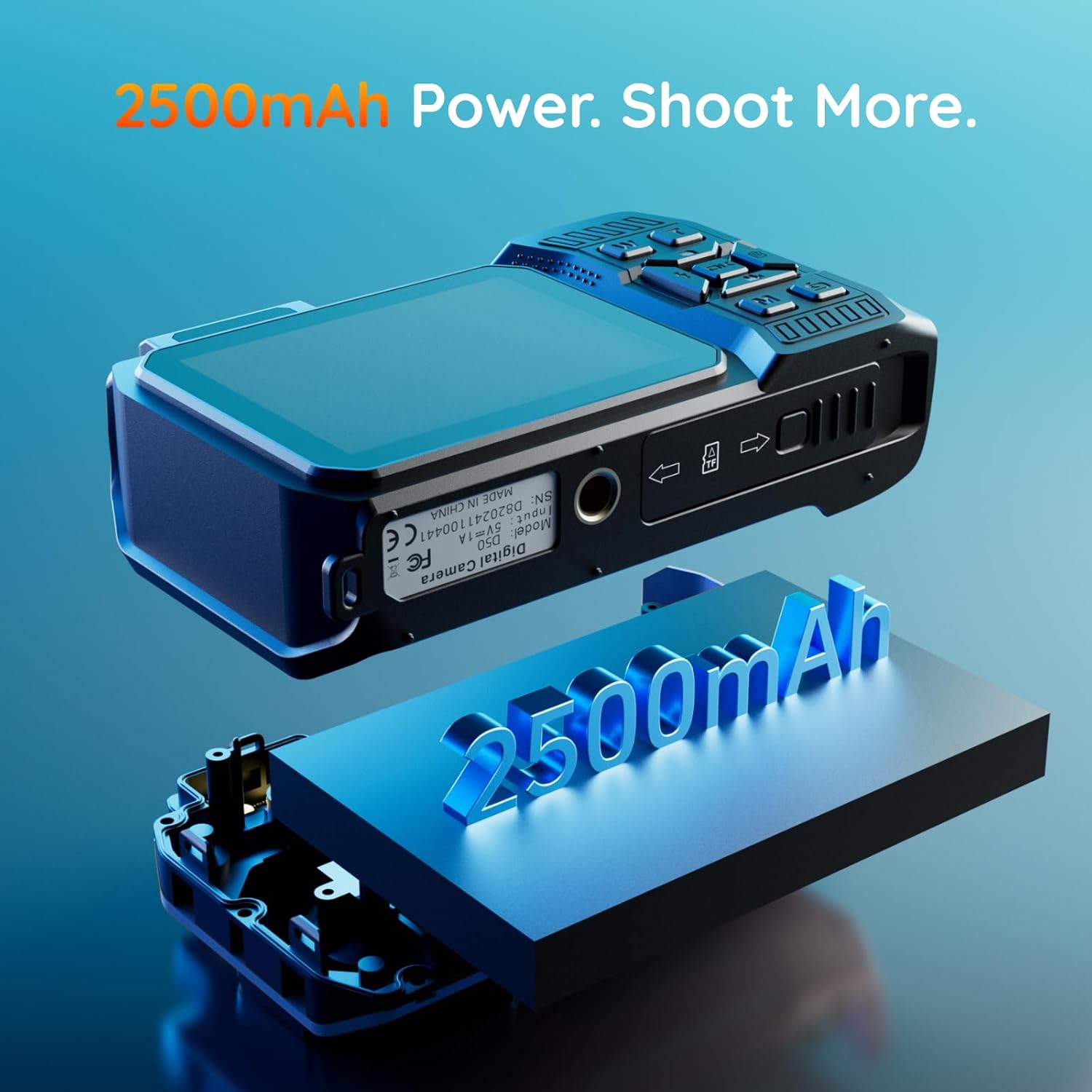 Maxmango Macchina Fotografica Digitale Subacquea 8K 70MP - immagine 7