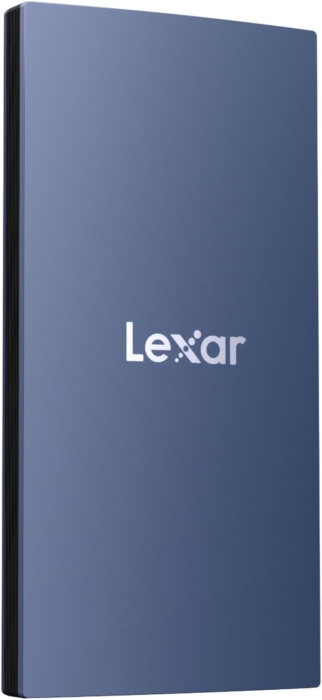 Lexar ES3 SSD Esterno Portatile 2TB, Blu - immagine 1