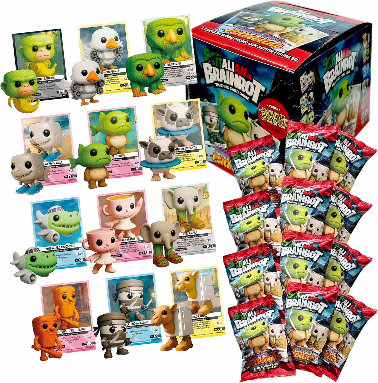 Generico Skifidol Brainrot Trading Card Game