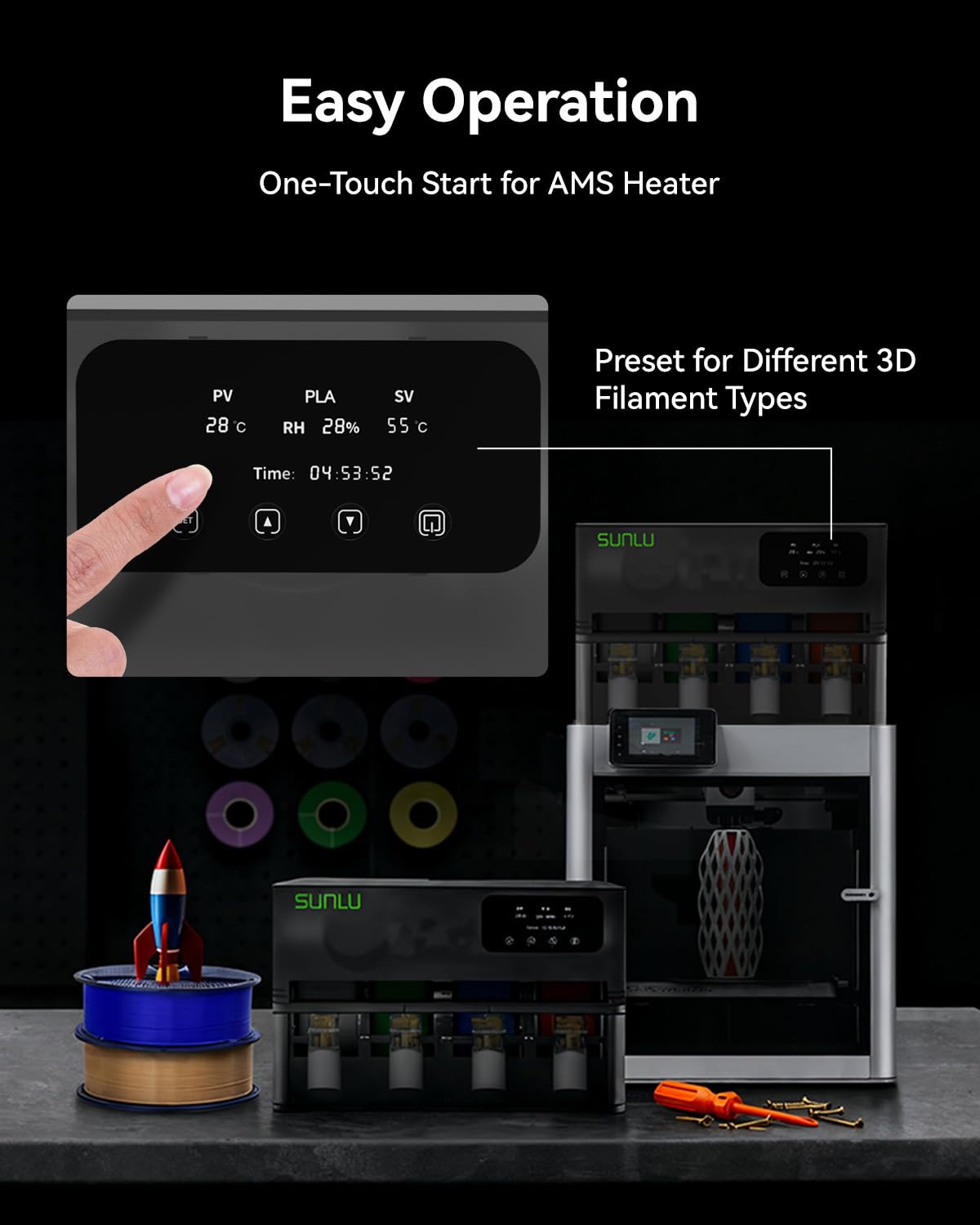 SUNLU AMS Heater per Bambu Lab AMS Gen 1 - immagine 6