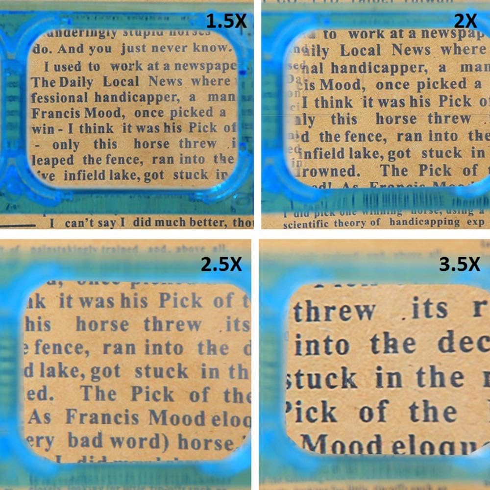 Occhiali Ingrandimento con 4 Lenti Sostituibili - immagine 5