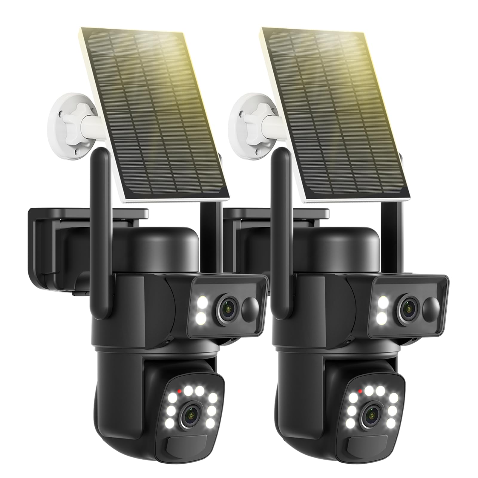 Abiso Telecamera Sorveglianza WiFi Esterna 8MP PTZ (2PCS)