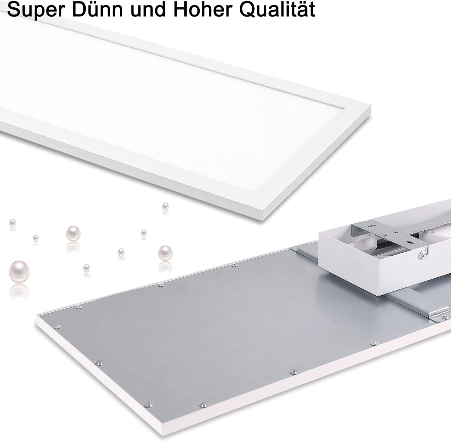 Aimosen Plafoniera LED Soffitto Dimmerabile 100x25 cm - immagine 5