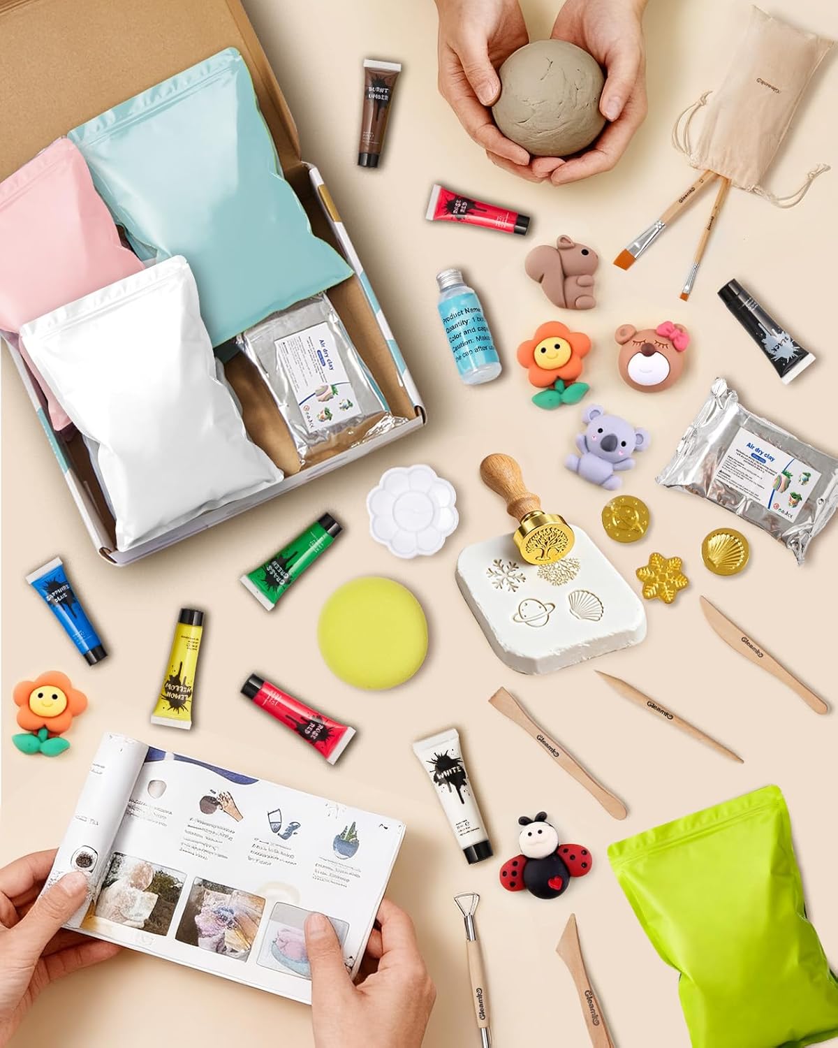 Kit Argilla per Principianti 24 Pezzi - immagine 2