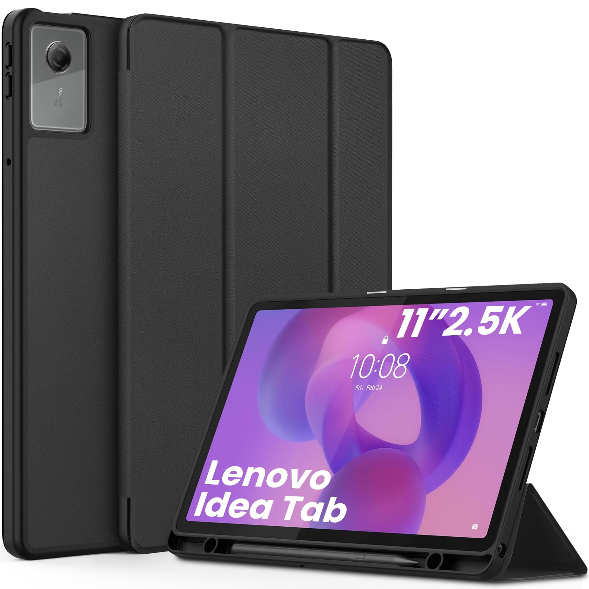 Easyacc Custodia per Lenovo Idea Tab 11 Pollici, Nero