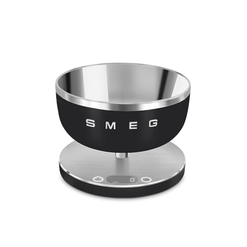 Smeg Bilancia da Cucina Digitale KSC01BLMWW, Nero