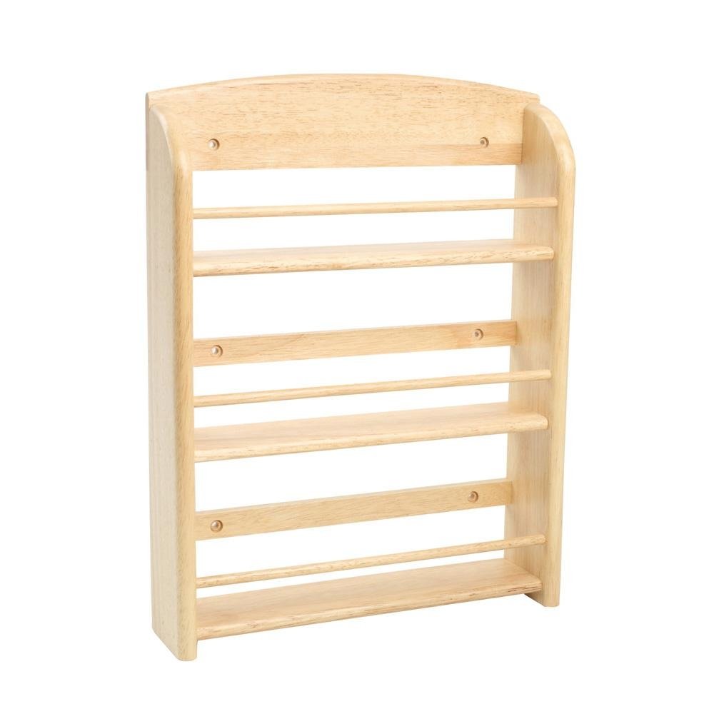 T&G Scimitar Collection - Portaspezie in Legno Hevea a 3 Ripiani